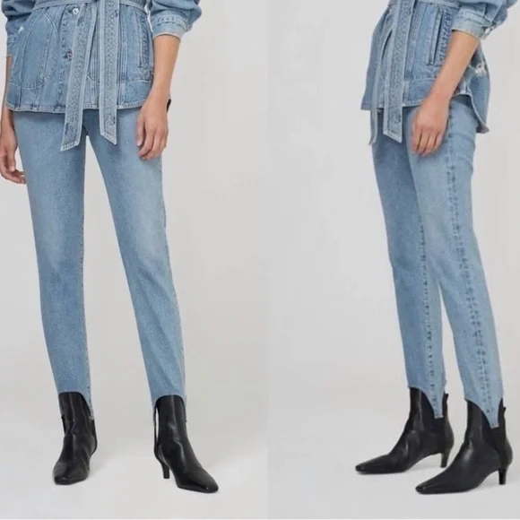 CITIZENS OF HUMANITY Valerie High Rise Tapered Stirrup Jeans--24 - Picture 2 of 16